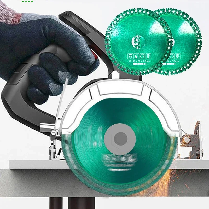 Multifunctional angle grinder composite cutting blade brazing ceramic tile dry slice marble saw blade iron sheet cutting tool