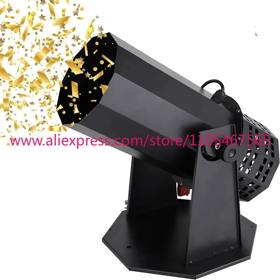 1pcs MOWL Wedding Events Stage Effect Remote Manual Control Rainbow Paper Cannon Launcher Confetti Blaster Machine