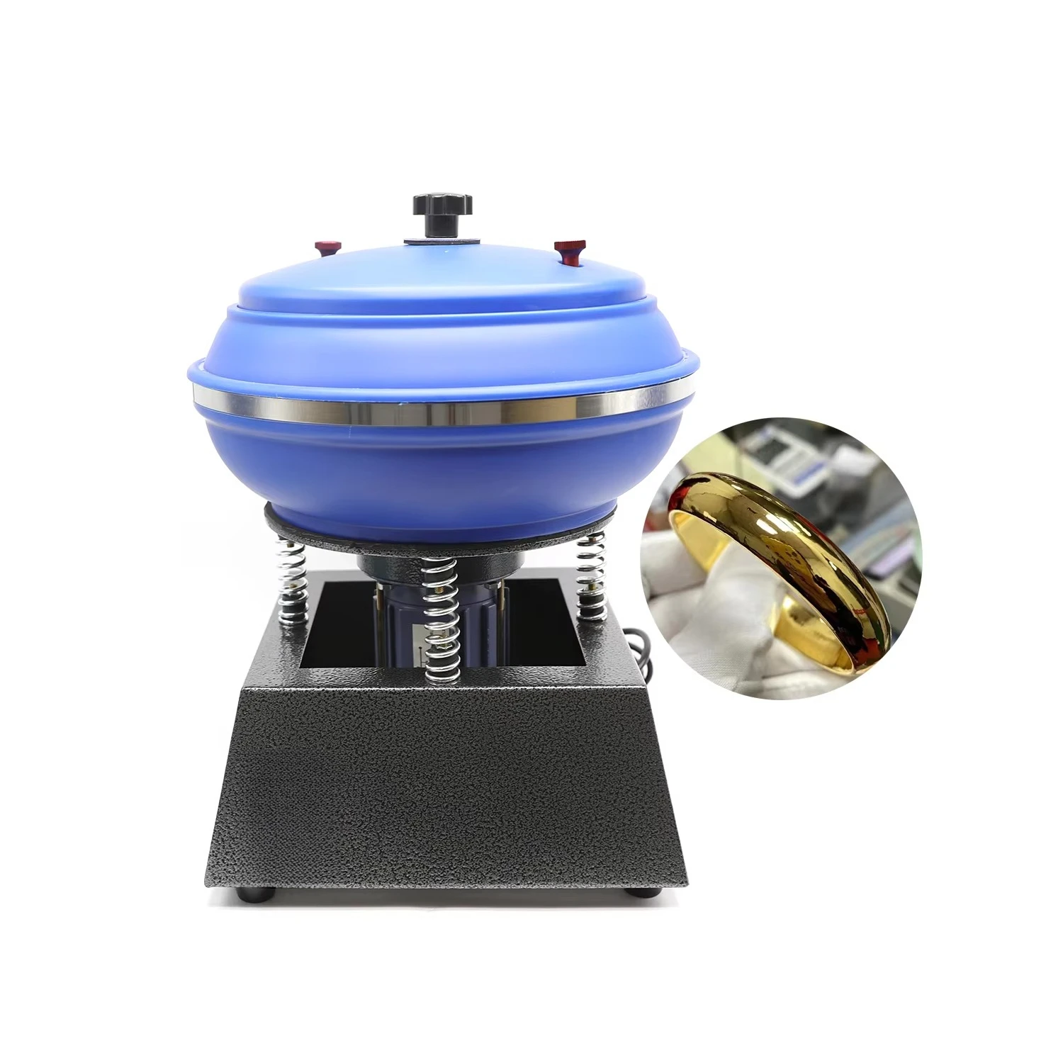 

12 Inch Large Tumbler Polisher Metal You/Gems Jewelry Vibration Polisher Ceramic Stone Metal Aluminum Parts Stone Tools
