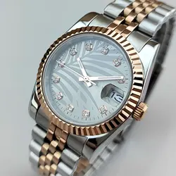Corgeut 36mm/39mm Automatic Men Watch Gold Bracelet NH35A 20ATM Movement Sapphire Crystal Green/Blue Luminous Dial