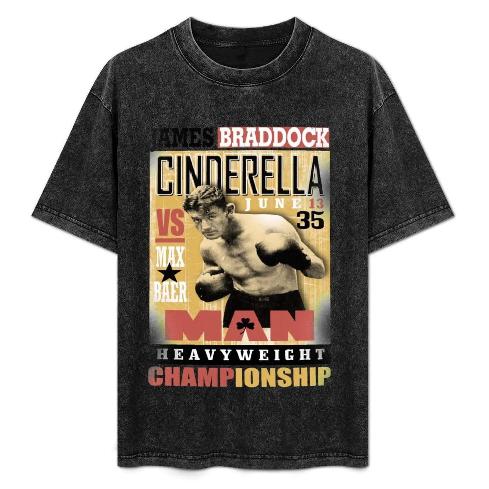 

JAMES BRADDOCK T-Shirt Large Size Casual Tee Shirt