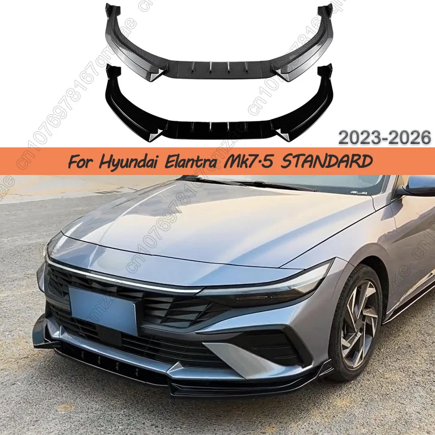 

For Hyundai Elantra Mk7.5 STANDARD 2023 2024 2025 2026 Rear Bumper Chin Spoiler Corner Protector Diffuser Splitter Body Kits