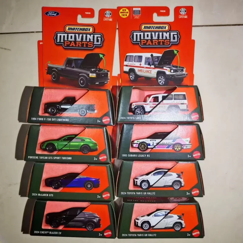 New Matchbox FWD28-N Moving Parts Collectible Porsche Mclaren Toyota Ford 1:64 Diecast Car Model Metal Vehicles Collect Toy Gift