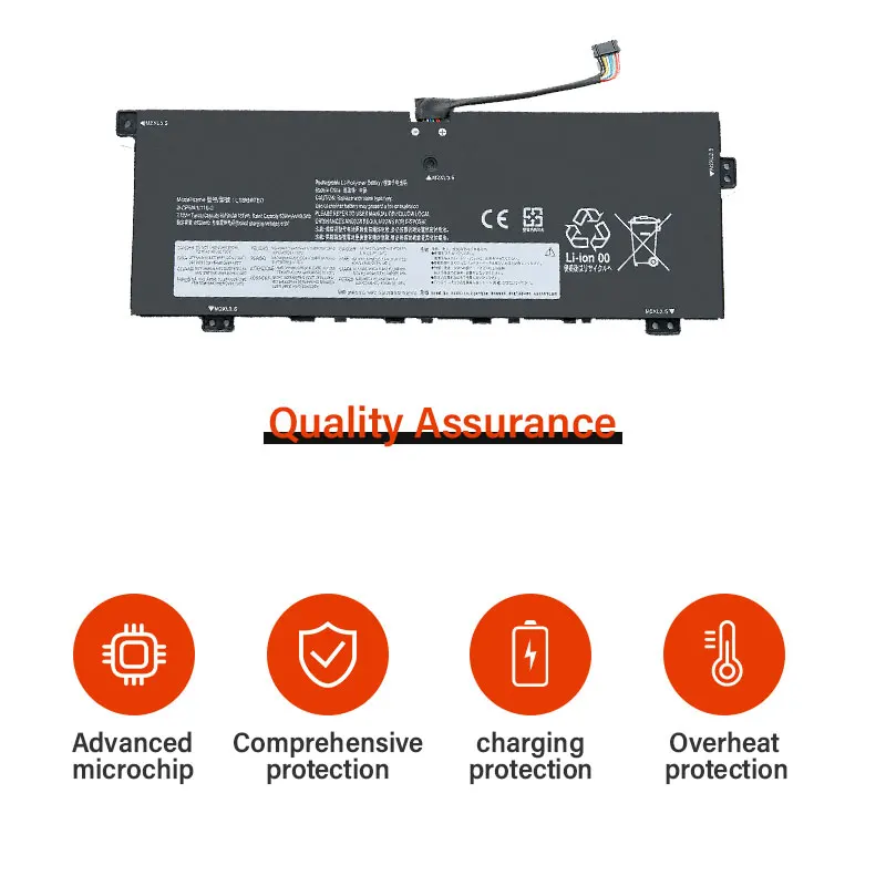 L18M4PE0 L18L4PE0 Laptop Battery For Lenovo Yoga C740-14IML 81TC000JUS Series 5B10W67185 5B10U40210 5B10W67296 51WH