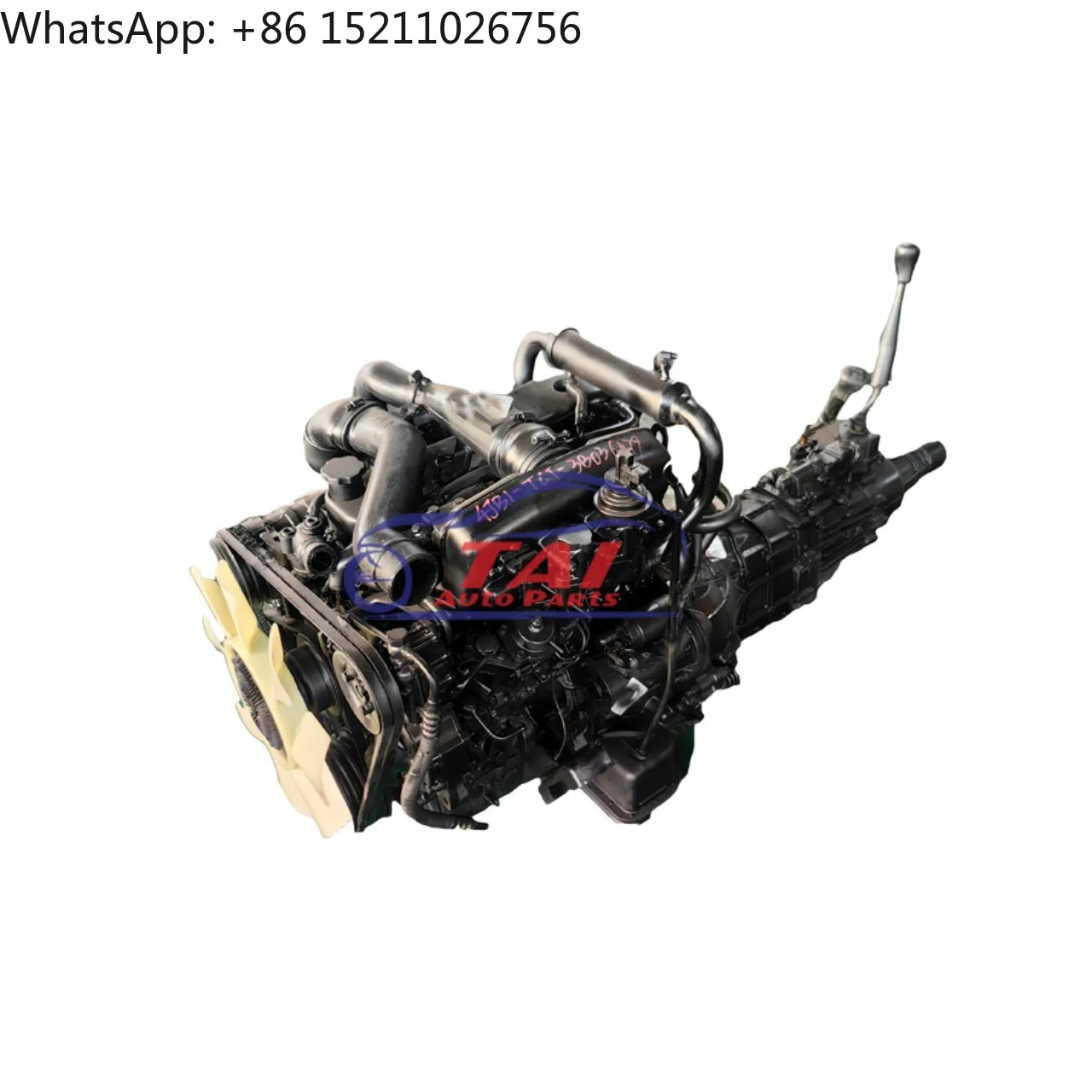 

Б/у турбодизельный двигатель объемом 2,8 л 4JB1 4JB1T в сборе для пикапа ISUZU D-max