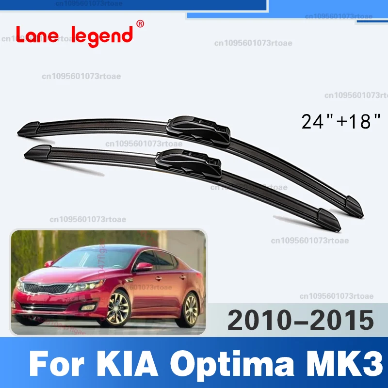 

For KIA Optima MK3 2010-2015 Windshield Windscreen Accessories 24"+18" 2014 2013 2012 2011 2PCS Car Front Wiper Blades
