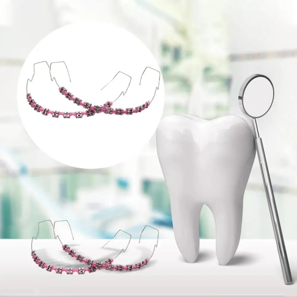 

New Funny Fake Teeth Braces with Metal Wires Creative Dental Decoration Cosplay Party Personality Accessory