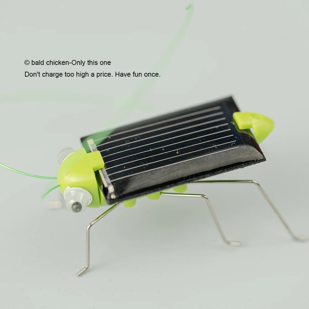 Solar Simulation Insect Grasshopper Toy Puzzle Children Selected Gift Gift Boys And Girls Science Education Funny Moving Toy Kid