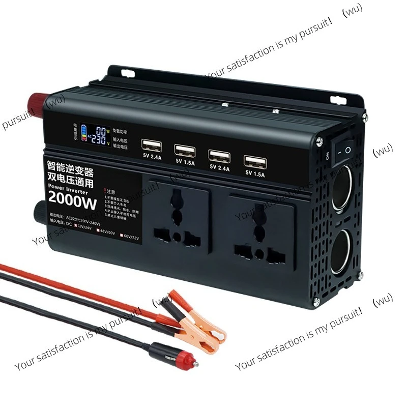 

Автомобильный инвертор с двойным напряжением 500 Вт-4000 Вт, универсальный инвертор с двойным напряжением 12-72 В