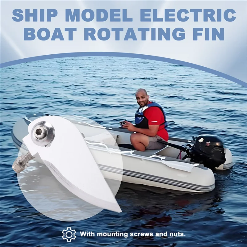 ABJL-Rc Model Boat Turn Fins Adjustable Aluminum Water Knife For Feilun Ft012 Refit