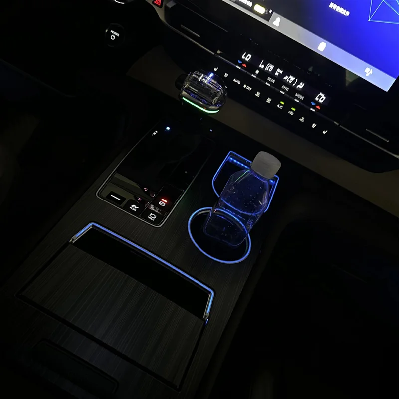 

Автомобильная чашка для Toyota, центральная лампа управления, внутренняя модификация, окружающее освещение