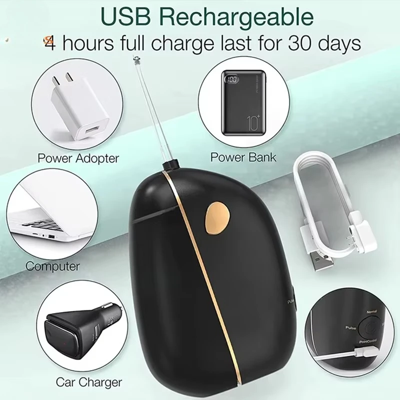 Teeth Whitening Machine Mini Portable Visual Cordless Dental Oral Irrigator Water Flosser