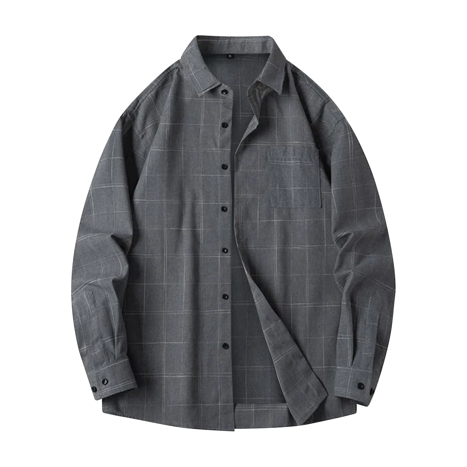 

Men's Shirt Printed Shirt Plaid Casual Comfortable Handsome Commuter Large Size Men's Clothing Camisa Manga Larga Hombre