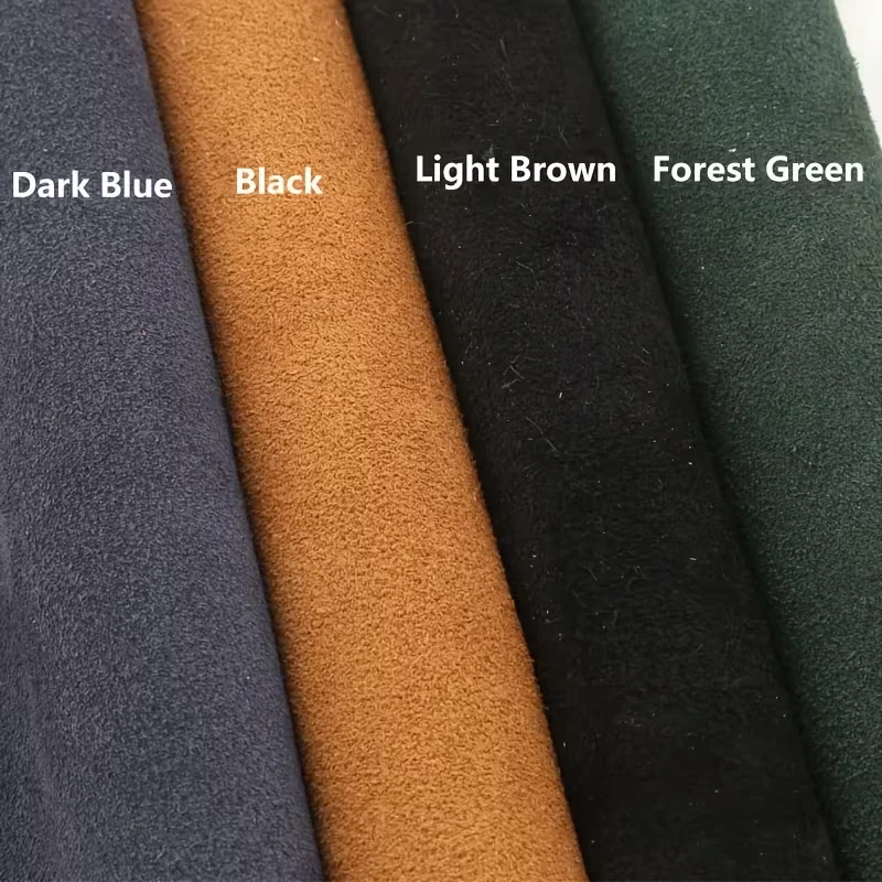 Double Layer 1.5mm Thick Cowhide Leather with Suede Leather, Handmade DIY Luggage, Leather Goods, Boots Repair, Leather Fabric,