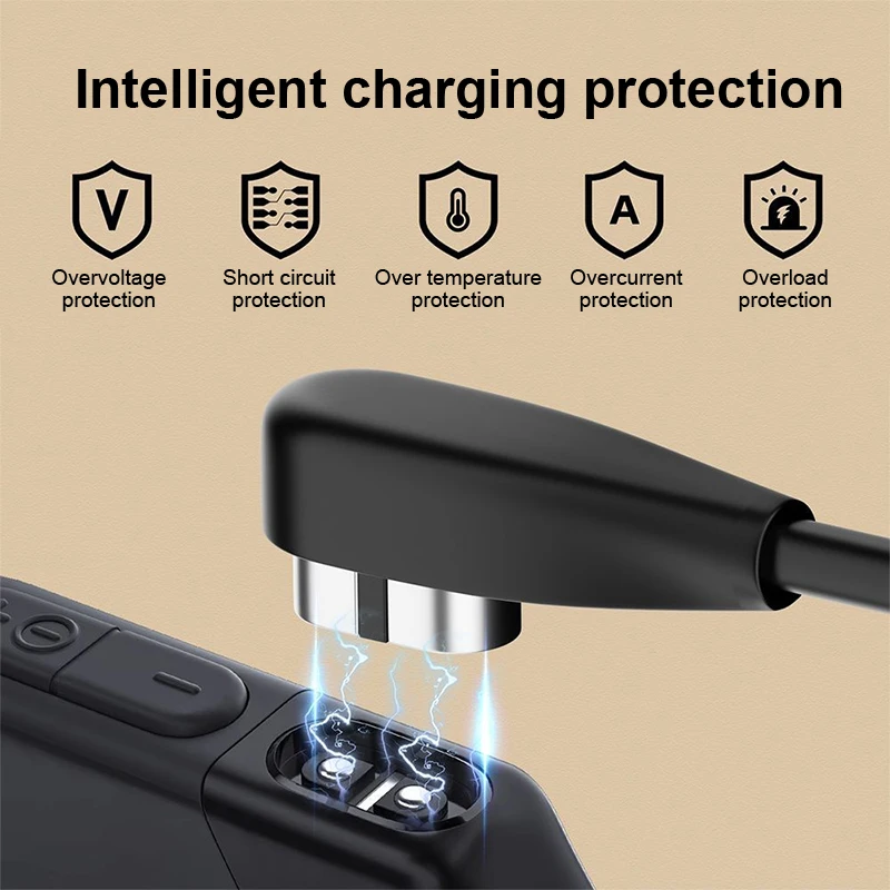 【uihj】 Cavo di ricarica rapido USB/tipo C per auricolari per Shokz AS800/S803/S810/OpenRun Adattatore per caricabatterie per cuffie a conduzione ossea