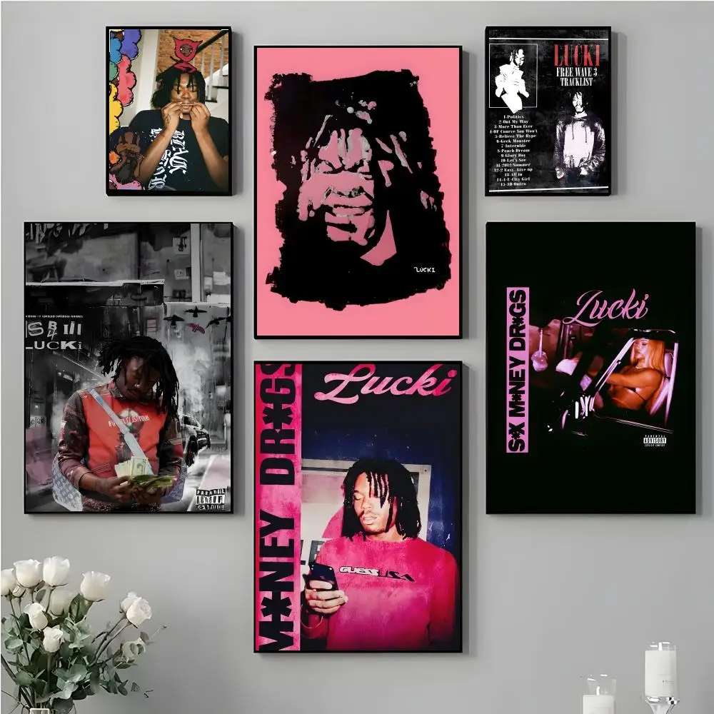 Trailblazer LUCKI Poster Pegatinas de carteles de alta definición, regalos ideales para salones, pasillos, ideal para decoraciones artísticas de pared