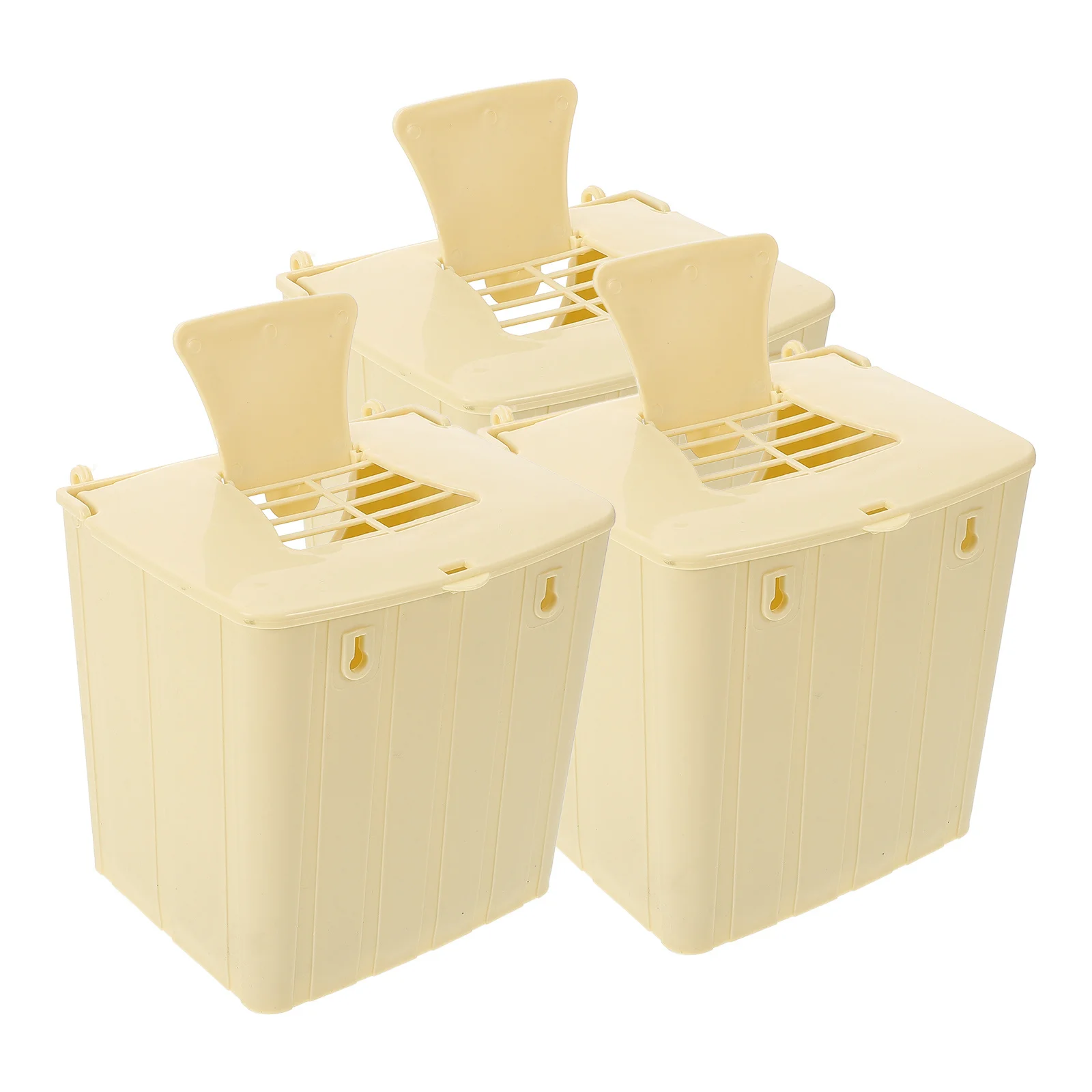 

3Pcs Bird Breeding Box Premium Plastic Nesting Box for Parakeet Finch Hanging Bird Hut Outdoor Indoor Use Nest Boxes for Pets