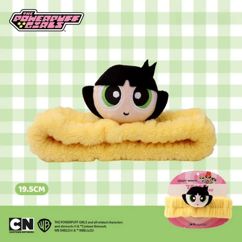 حقيقية الفتيات Powerpuff أفخم العصابات الشعر المرنة زهر فقاعات Buttercup حك الشتاء الفتيات هيرباند هدايا عيد الميلاد