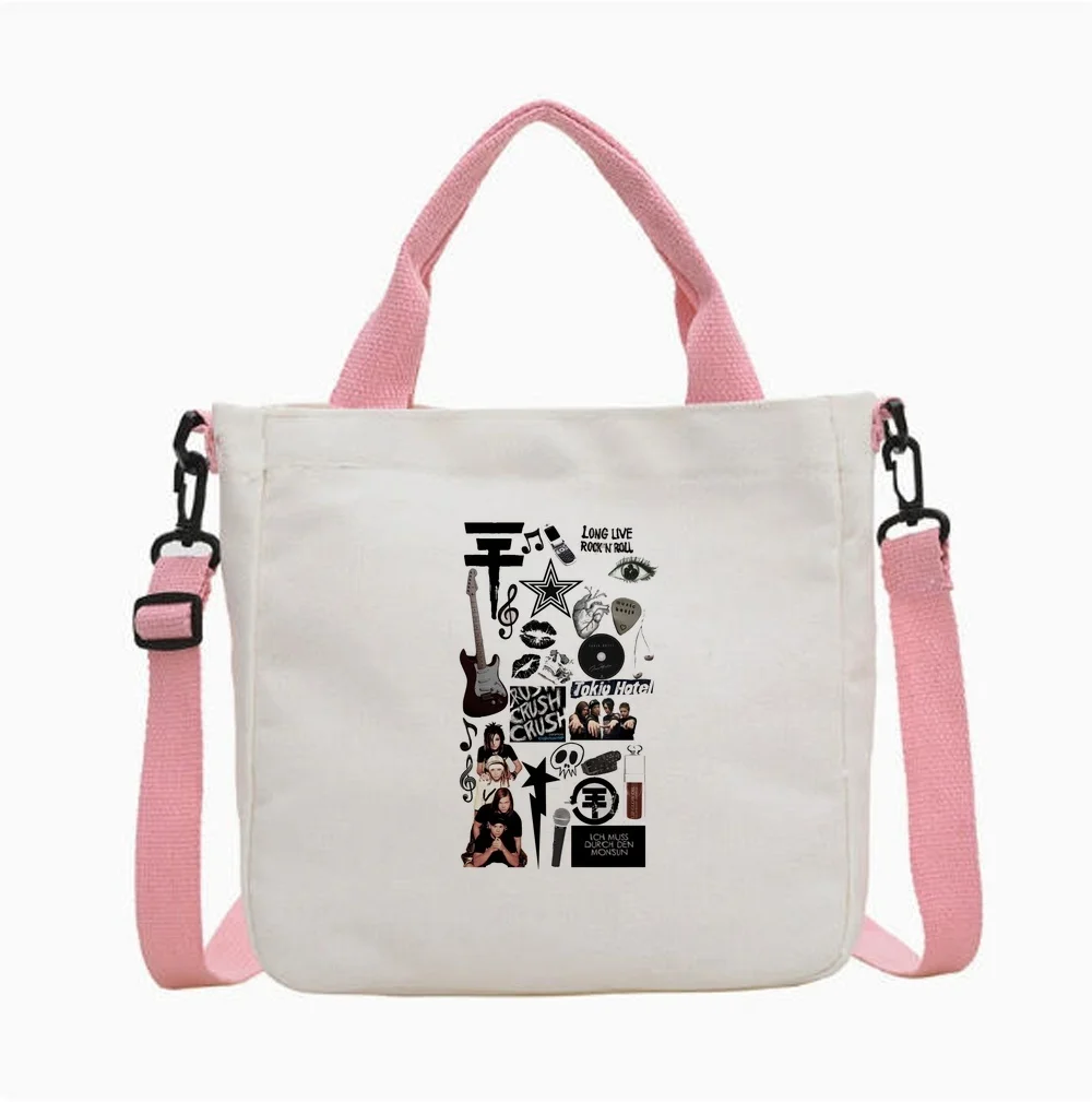 Tokio Hotel tote bag reusable foldable personnalisable shopping shopper woman