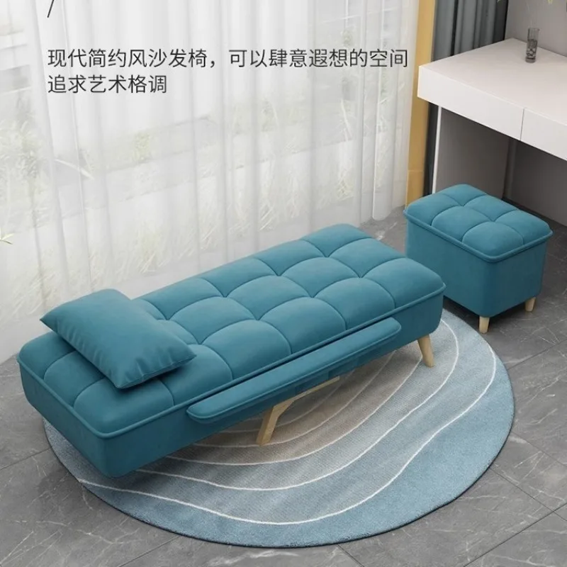 Outdoor Lazy Armchair Living Room Sofas Bed Corner Modern Modular Armchairs Recliner Sleep  Home Furniture image 2