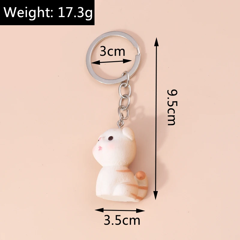 Niedliche kleine gelbe Ente Schlüssel bund bezaubert Frauen Männer kreative Tier Schlüssel ringe für Auto Schlüssel Handtasche Anhänger DIY Schmuck Geschenke – Detail 4