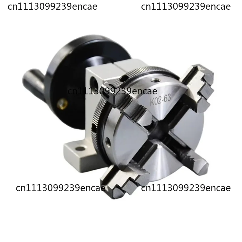 Suitable for a center height 35mm mini hand cranked rotating chuck with 4 claws fixture