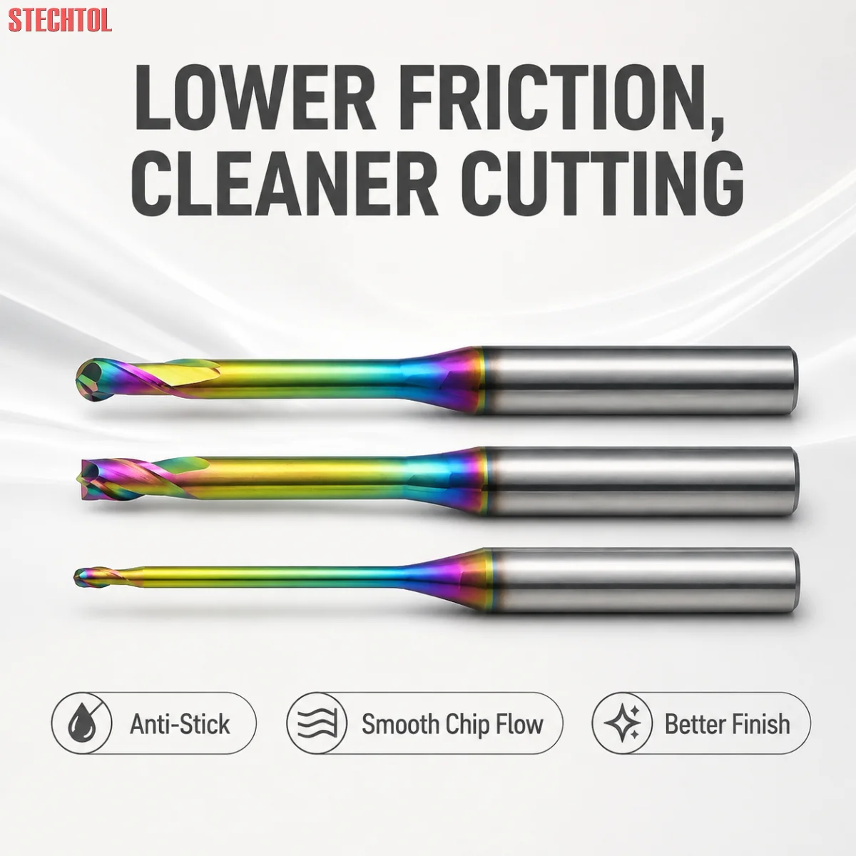2 Flute Long Neck Micro Endmill CNC Tungsten Carbide Deep Groove Milling Cutter Extended Reach Router Bits for Copper Aluminum