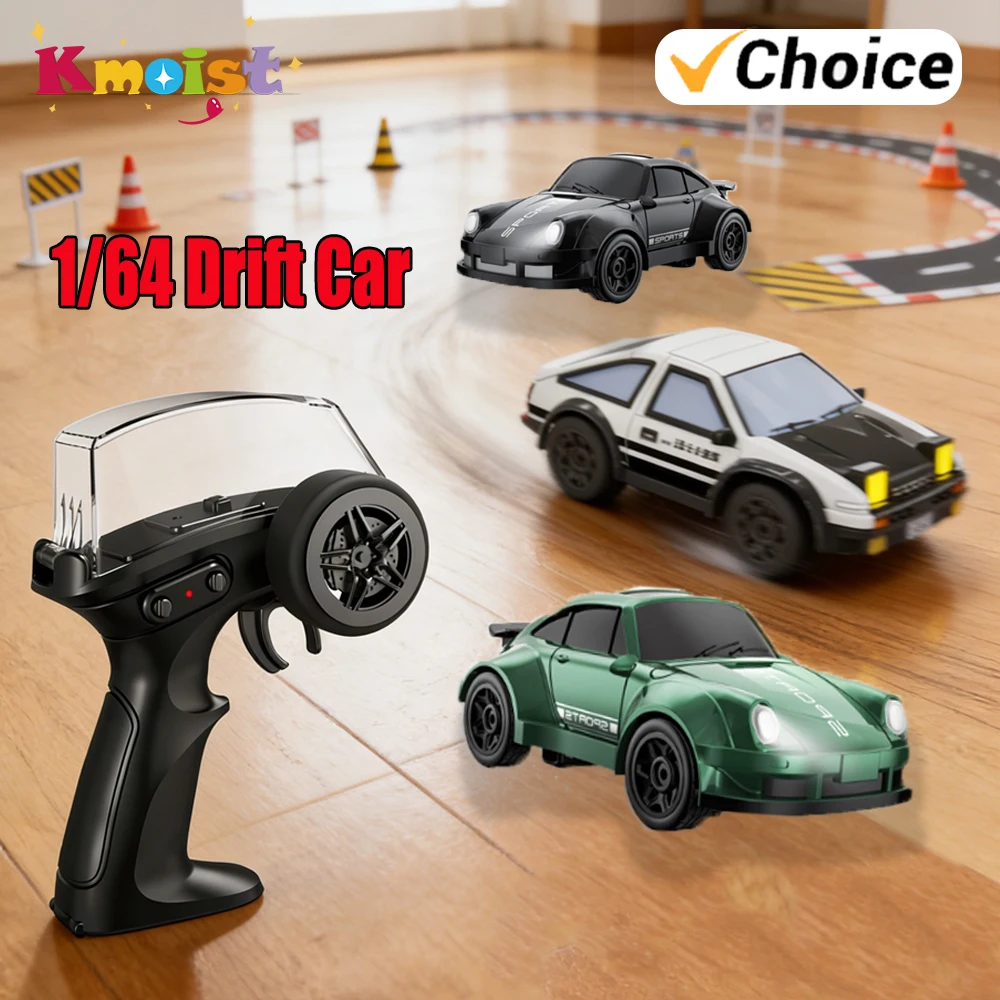 

Миниатюрная радиоуправляемая дрифт-машина 1/64, 2.4G, 4WD, внедорожный гоночный автомобиль, электрическая игрушка для мальчиков, подарок для детей