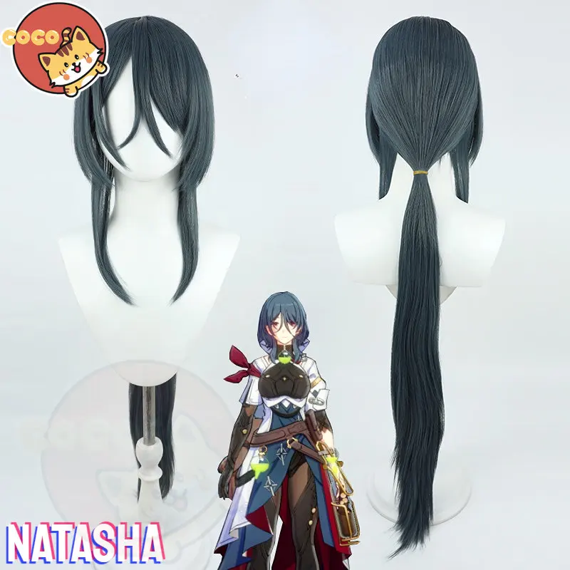 CoCos Game Honkai Star Rail Natasha Cosplay Wig Game Cos Honkai: Star Rail Wig Natasha Cosplay Ching Hair