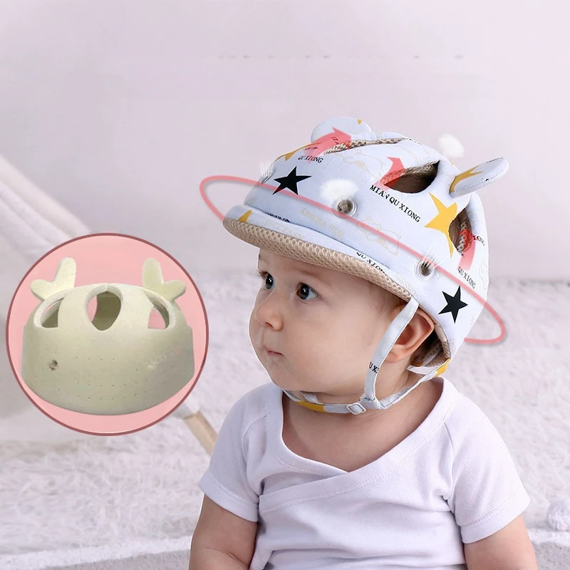 Sombrero protector para bebés y niños pequeños, casco de seguridad para niños pequeños, sombrero de protección contra caídas