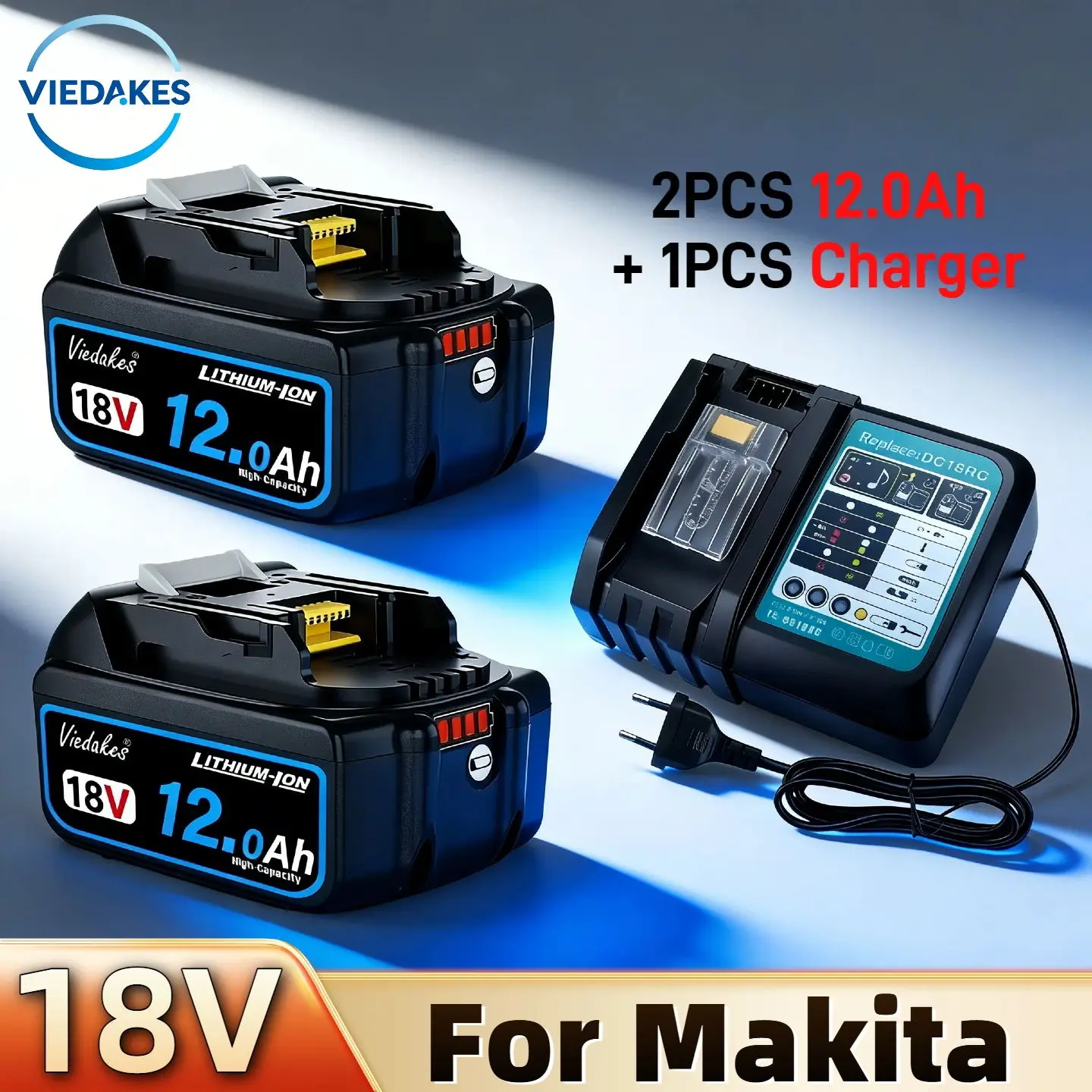 

️100% original for Makita 18V battery,18V Rechargeable lithium Battery, replacement for Makita 18V power tool