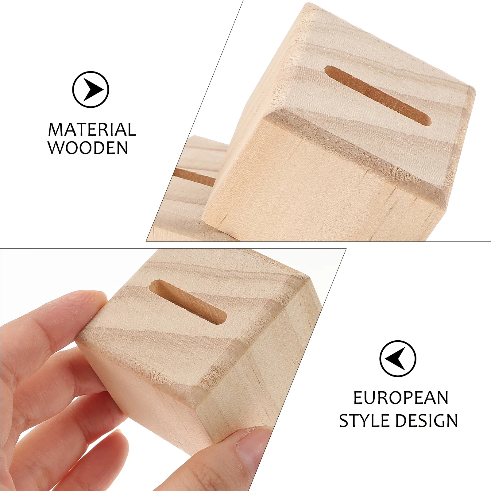 

3pcs Wooden Ring Display Stand Holder Organizer For Jewelry Storage Desktop Display, Premium Durable Ring Stand For Home Or