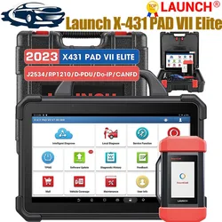 Qriginal Launch X431 Pad7 Elite Link 431 Pad vii 7 X-431 Pro HD Obd2 Update Software Ecu Programmer Car Scanner Diagnostic Tool