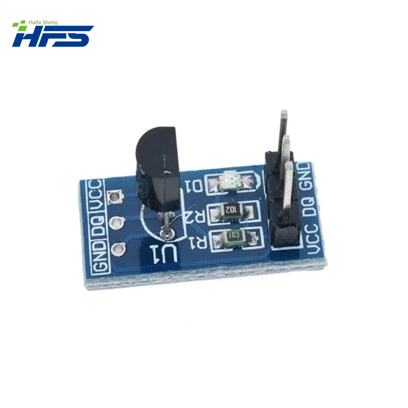Ds18b20 Single-Bus Digitale Temperatuurmeting Sensormodule Voor Arduino