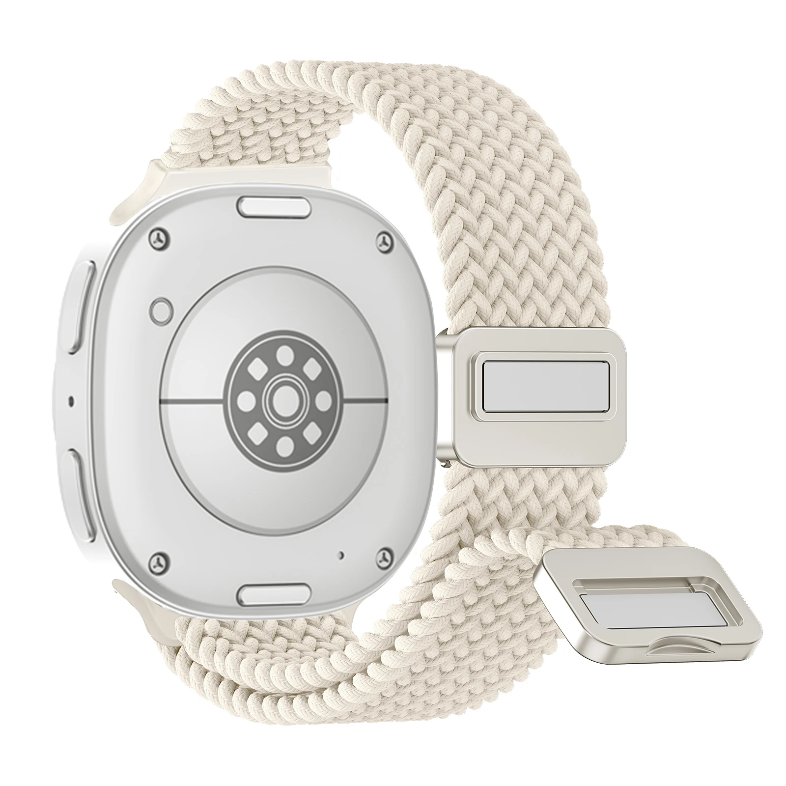 pulseira For Samsung Galaxy Watch 8 Strap 44mm 40mm Nylon Bracelet correa belt Galaxy Watch 8 classic 46mm Magnetic Braided Band