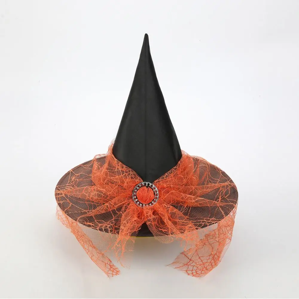 Festival Decoration Party Halloween Sorcerer Hat Portable Vintage Magic Academy Cap Witch Hat