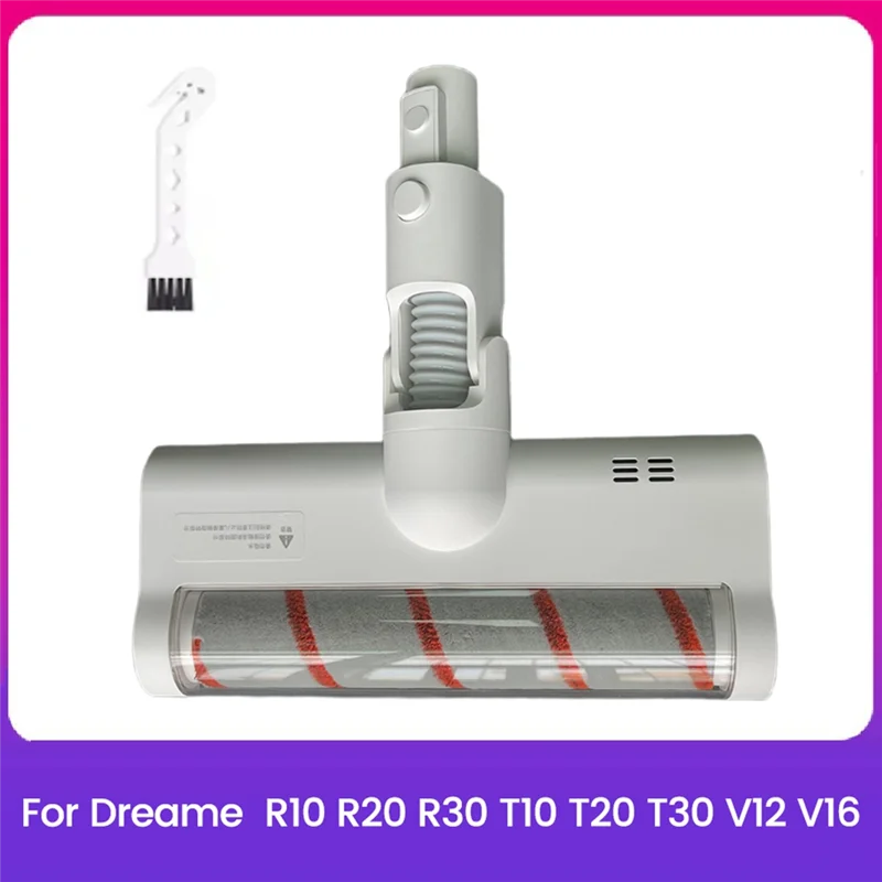 ABRG-رأس فرشاة دوارة للوبر الناعم لـ Dreame R10 R20 R30 T10 T20 T30 V12 V16 ملحقات المكنسة الكهربائية فرشاة أرضية من الخشب الصلب