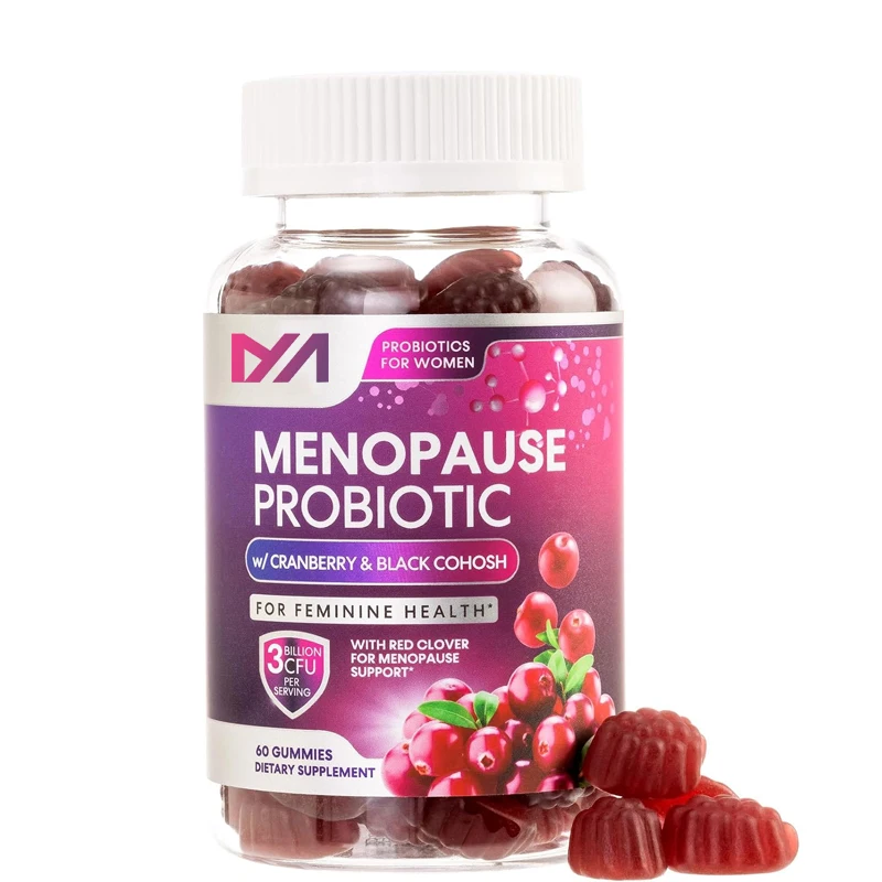 Menopausal probiotics, natural menopausal relief for hot flashes, nighttime sweating, emotional fluctuations, immune support