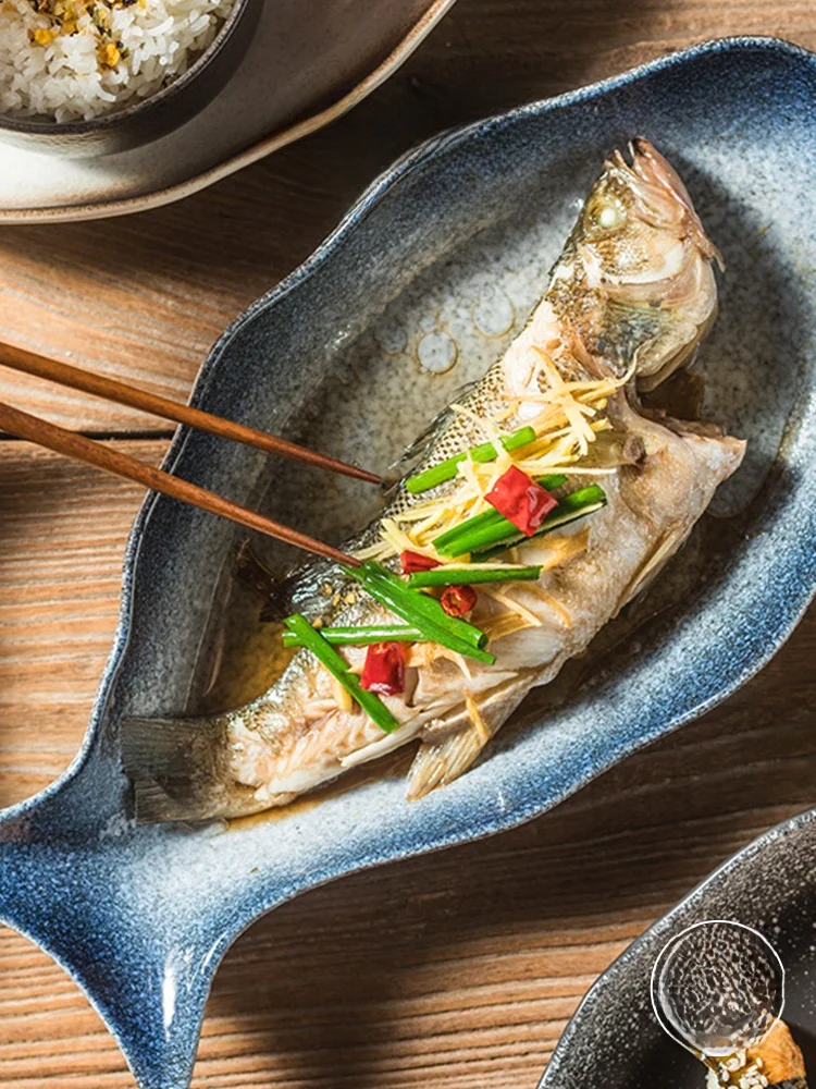 

High Aesthetic Value Cerc Fi Plate JOJOS L PDland for Home Use Red Pepper Fi Head illed Fi Di Irregular ape Pu...