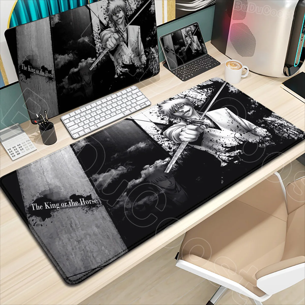 New Hot Cool Anime Bleach Mouse Pad XXL Large Mousepad Manga Laptop Office Rubber Soft Table Pc Gaming HD Printing Non-Slip Mat