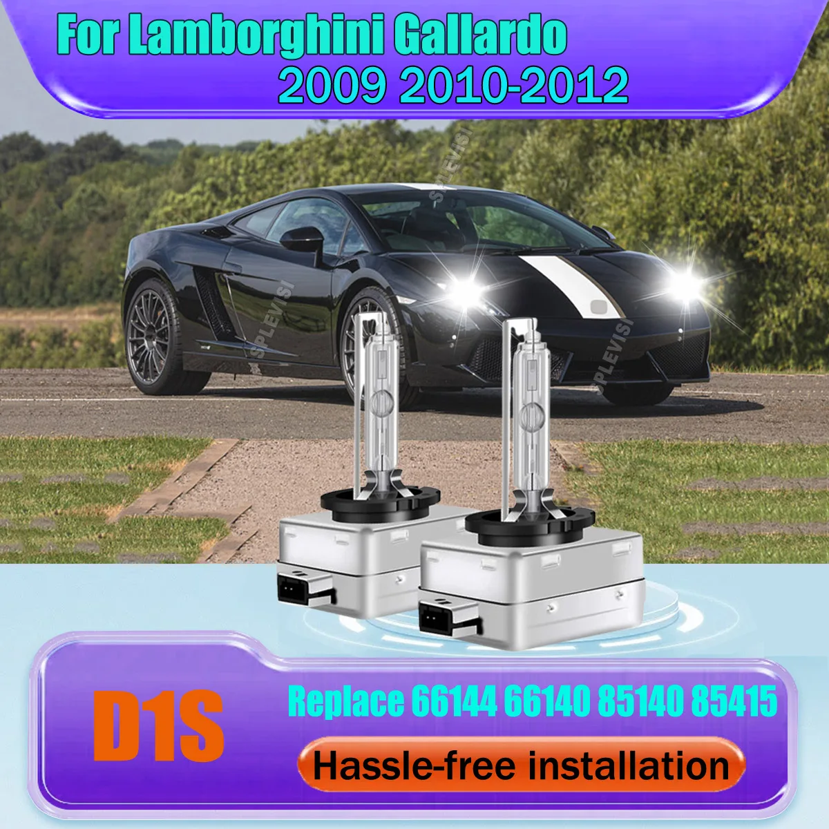 

D1S HID Xenon Headlight Bulbs - stable performance across a variety of vehicles For Lamborghini Gallardo 2012 2011 2010 2009