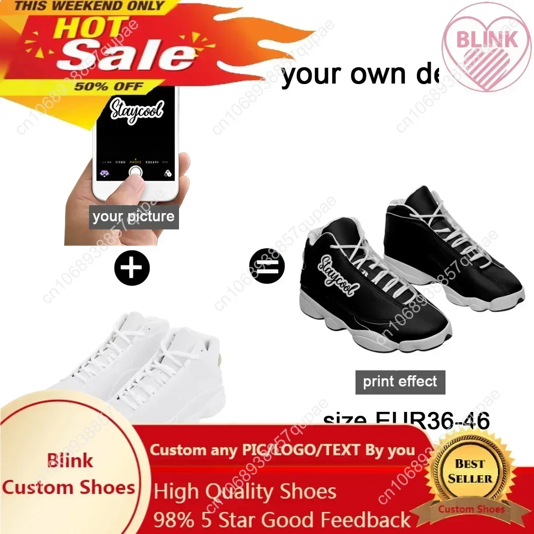 

Customized Products With Own Logo For Men Woman Basketball Shoes Diy Printed Cultural Sneakers