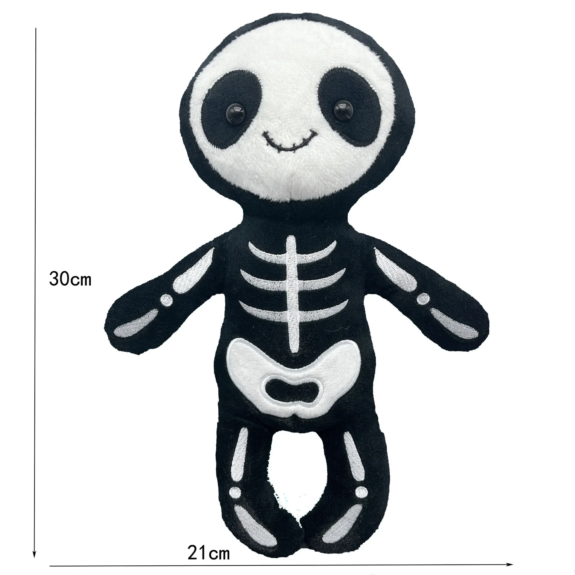 2024 New Skeleton Bob Stuffed Toy 11.8 inch Spooky Halloween Plush Classic Children Gift