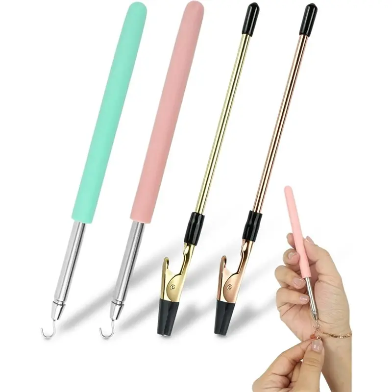 RALCA-Bracelet Helper Tool 4 PCS Quick Release Fastener Hooks For Necklace, Portable Assisted Tool
