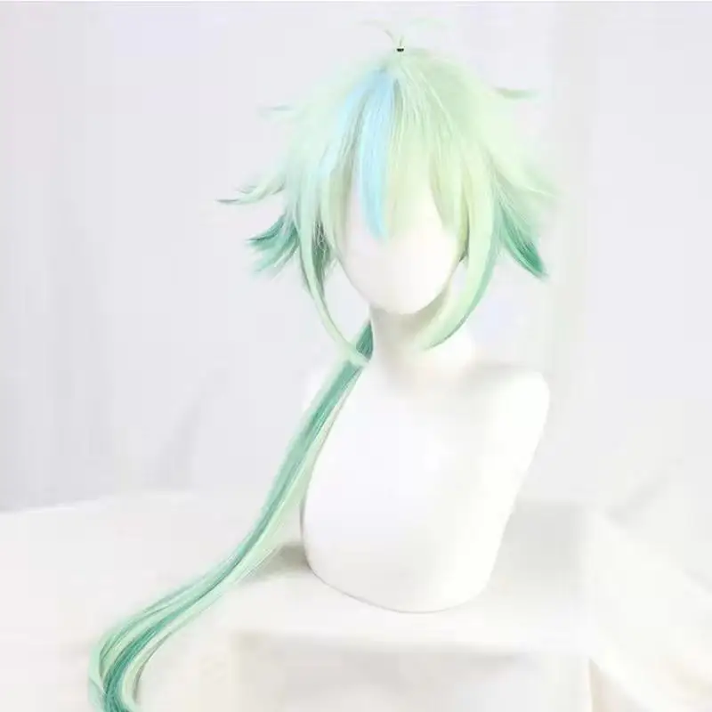 Genshin Impact Anime Wig, Sucrose Wig, Traveler Cosplay Wig, Harmless Sweetness, Reverse Curl, Multi-color Changeable Wig