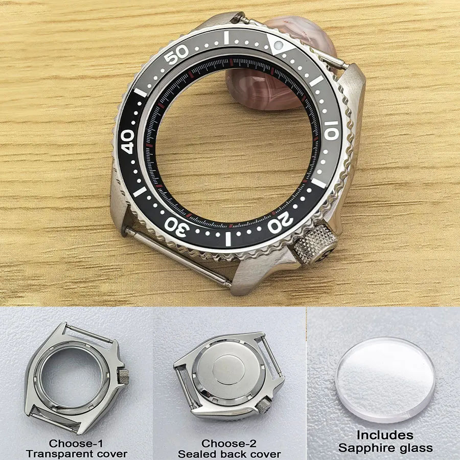

Корпус SKX007 SRPD 42 мм с плоским сапфировым стеклом, подходит для механизмов NH35, NH36, 4R, 7S26, циферблат 28,5 мм, заводная головка на 3.8 мм, детали корпуса NH35.