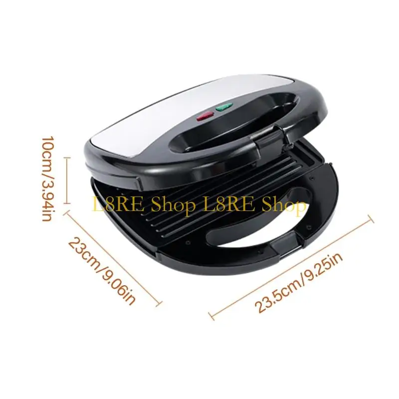 L8RE実用的な750Wサンドイッチグリルとワッフルメーカーは、簡単に掃除しやすいベーキングマシンワッフルマシンを効率的に調理しています