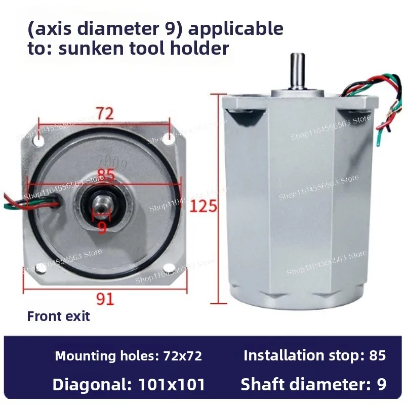 LD4B-6125 CN C Lathe Turret Motor, 380V 3 Phase Tool Change Power Motor for 6140 6150 Lathe