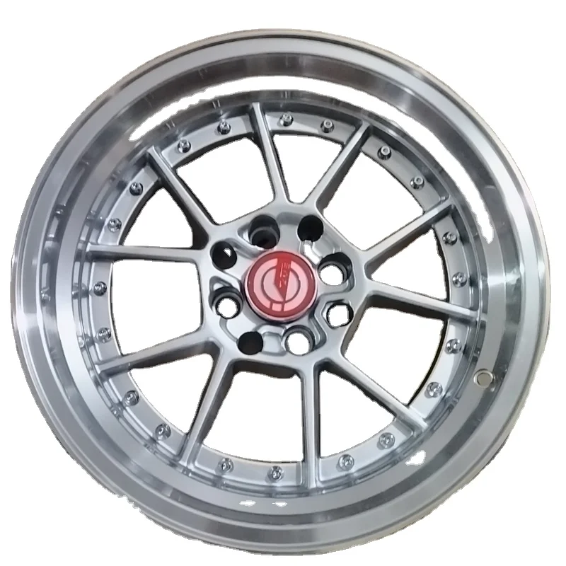 

Size 15 Inch 8 Hole Aluminium Cast Deep Dish Duly Car Wheels Rims with a Lip for American Market
