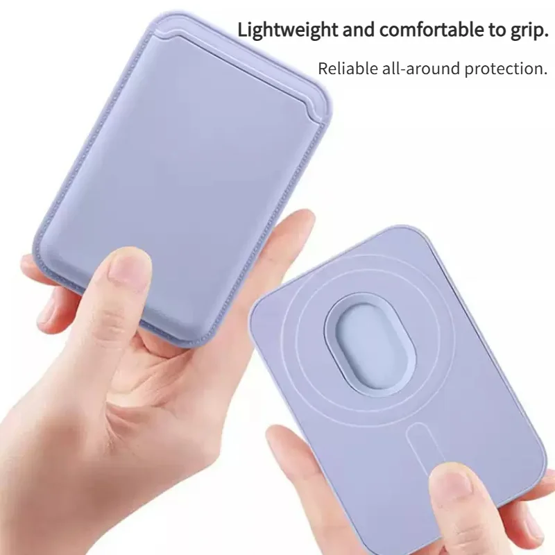 Candy Color Original Flüssigsilikon-Kartenetui für iPhone 17 ProMax 16 14 15 – Starke Magnetkraft für MagSafe Kartenlagerung und Geldbörse – Detail 3